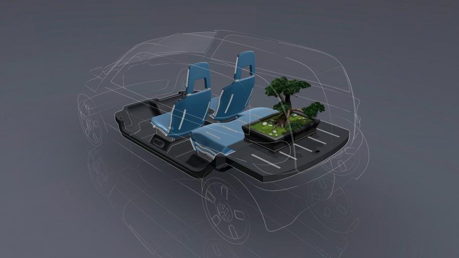  Volkswagen Space up Concept 2007 года  (фото 26 из 30)